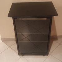 Mobile porta TV con rotelle e piatto girevole