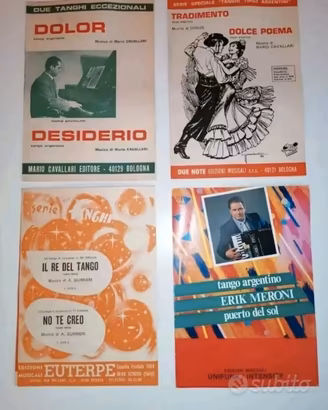 Spartito per Tango Argentino - liscio