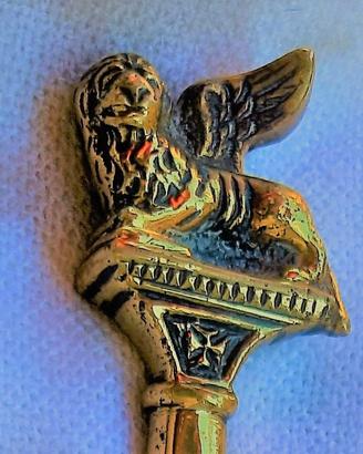 Accessorio tagliacarte d'epoca fascista Btg. S.M.