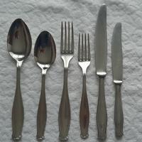 SERVIZIO POSATE  INOX  X 12  + 3  ---  75 PEZZI