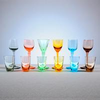 Set 12 Bicchieri Murano V. Nason "Arlecchino"