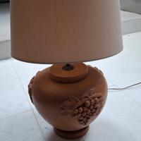 lampada in terracotta 