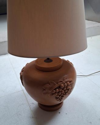 lampada in terracotta 