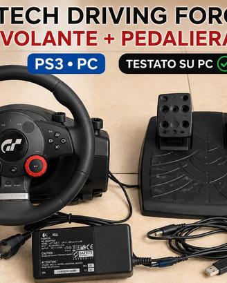 Logitech Driving Force Gt con pedaliera Ps3 Pc