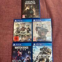 5 giochi playstation, Prezzo non trattabile