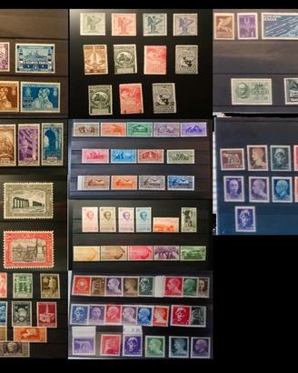 Collezione Francobolli Regno Italia Nuovi 14 serie