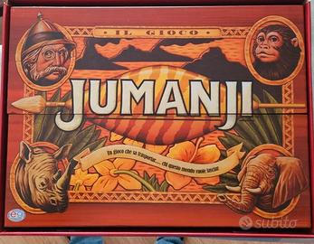 jumanji gioco con scatola in legno