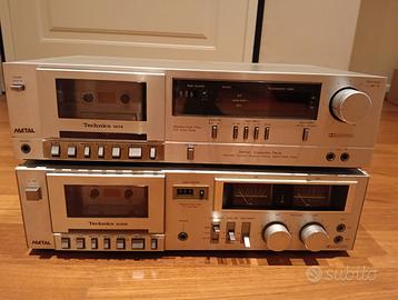 Piastre cassette Technics M205 e M24
