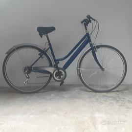 Bici donna blu ruota 28 "