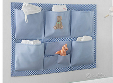 Ikea nanig tasche da parete, azzurro nuovk