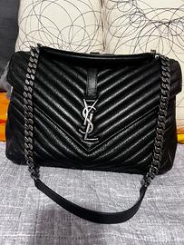 Borsa Ysl college misura media - nero