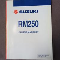 Manuale Suzuki RM 250 2008 Tedesco