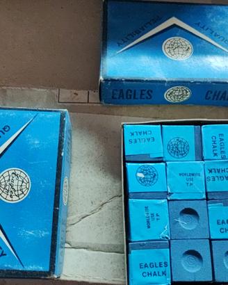 Gessetti Vintage per biliardo 9 scatole da 12