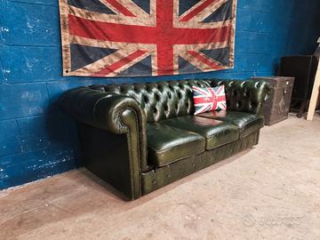 Divano club Chester Chesterfield inglese pelle 