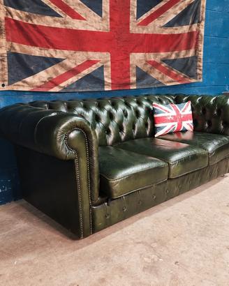 Divano club Chester Chesterfield inglese pelle 