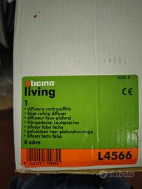 6 Diffusori sonori BTicino Living L4566 - NUOVO 