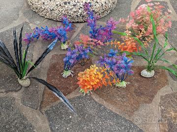 Piante finte per Acquario