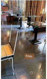 Tavoli vetro temperato 69x70 cm