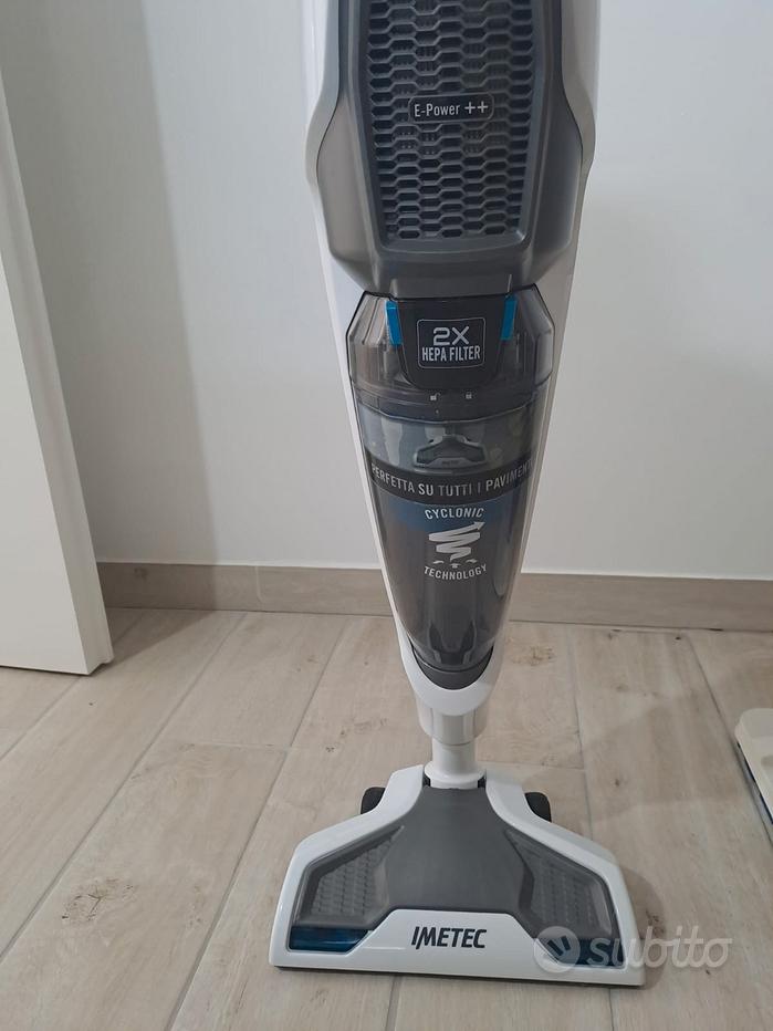 SCOPA ELETTRICA IMETEC SC3-100 CICLONICA SENZA SACCO HEPA LEGGERA CON FILO HEPA