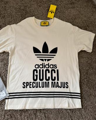 Tshirt Gucci x Adidas speculum majus ivory M