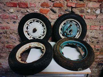 Mozzi e cerchi per Lambretta 