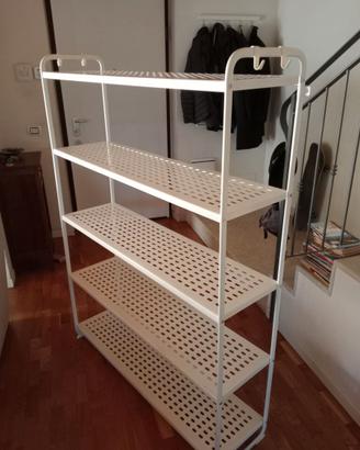 SCAFFALE IKEA in metallo bianco laccato