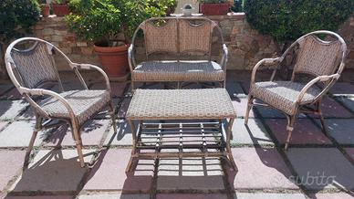 salottino da giardino 