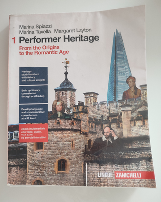 Libro di Inglese Performer Heritage ISBN 978880873