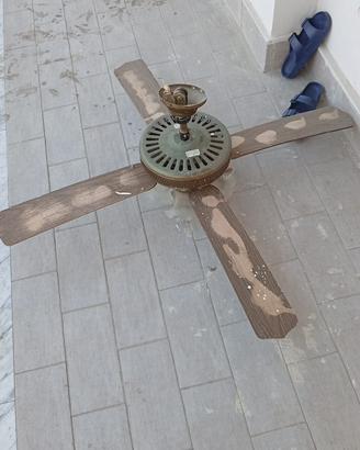 Lampadaria con ventilatore
