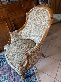 Coppia poltrone antiche austro-ungariche Luigi F.