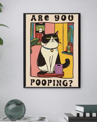 🐱 Poster “Are You Pooping?”
