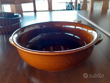 23 tegami con manici in terra cotta diametro 15 cm