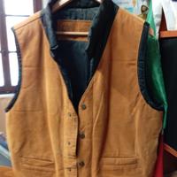 Giubbino in pelle imbottito