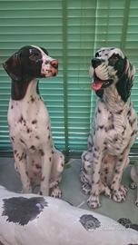 Cani da caccia in ceramica made in Italy 