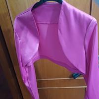 COPRI SPALLE RASO FUCSIA