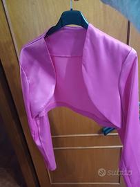 COPRI SPALLE RASO FUCSIA