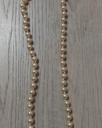 Collana a filo di Perle Majorica completa
