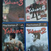 Yakuza 2 3 4 QUADRILOGIA COMPLETA PS2 PS3