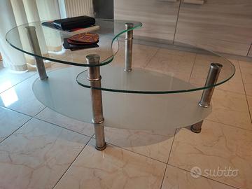 tavolino in vetro per soggiorno 