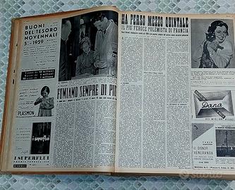 Rivista OGGI 1950 - Annata completa rilegata