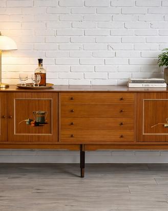 Mobile credenza bar vintage anni ’50/’60 in noce