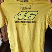 Maglietta Valentino Rossi fan club autografata