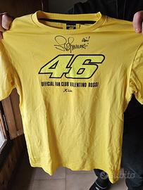 Maglietta Valentino Rossi fan club autografata