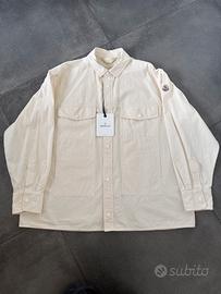 Overshirt / Camicia Moncler avorio con tasconi