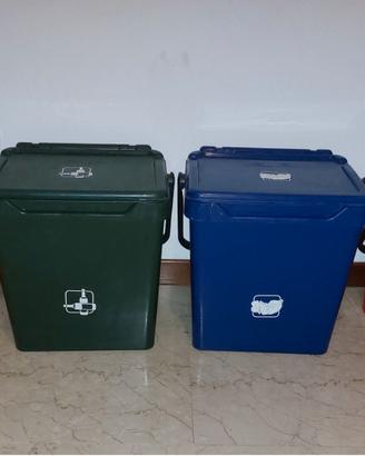 Bidoni plastica per raccolta differenziata - NUOVI