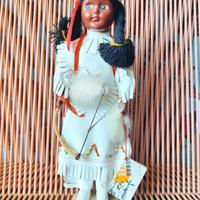 Bambola indien art Eskimo anni '70 principessa
