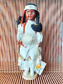 Bambola indien art Eskimo anni '70 principessa
