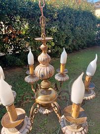 lampadario in ceramica 
