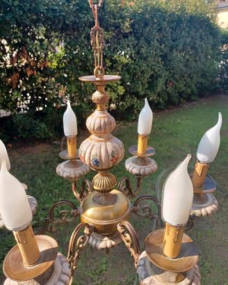 lampadario in ceramica 
