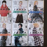 Manga Tokyo Revengers volumi 1-6 J-Pop ITA